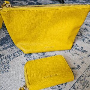 Love and Lore Yellow 🌻 Wrislet and Coin Purse Wallet